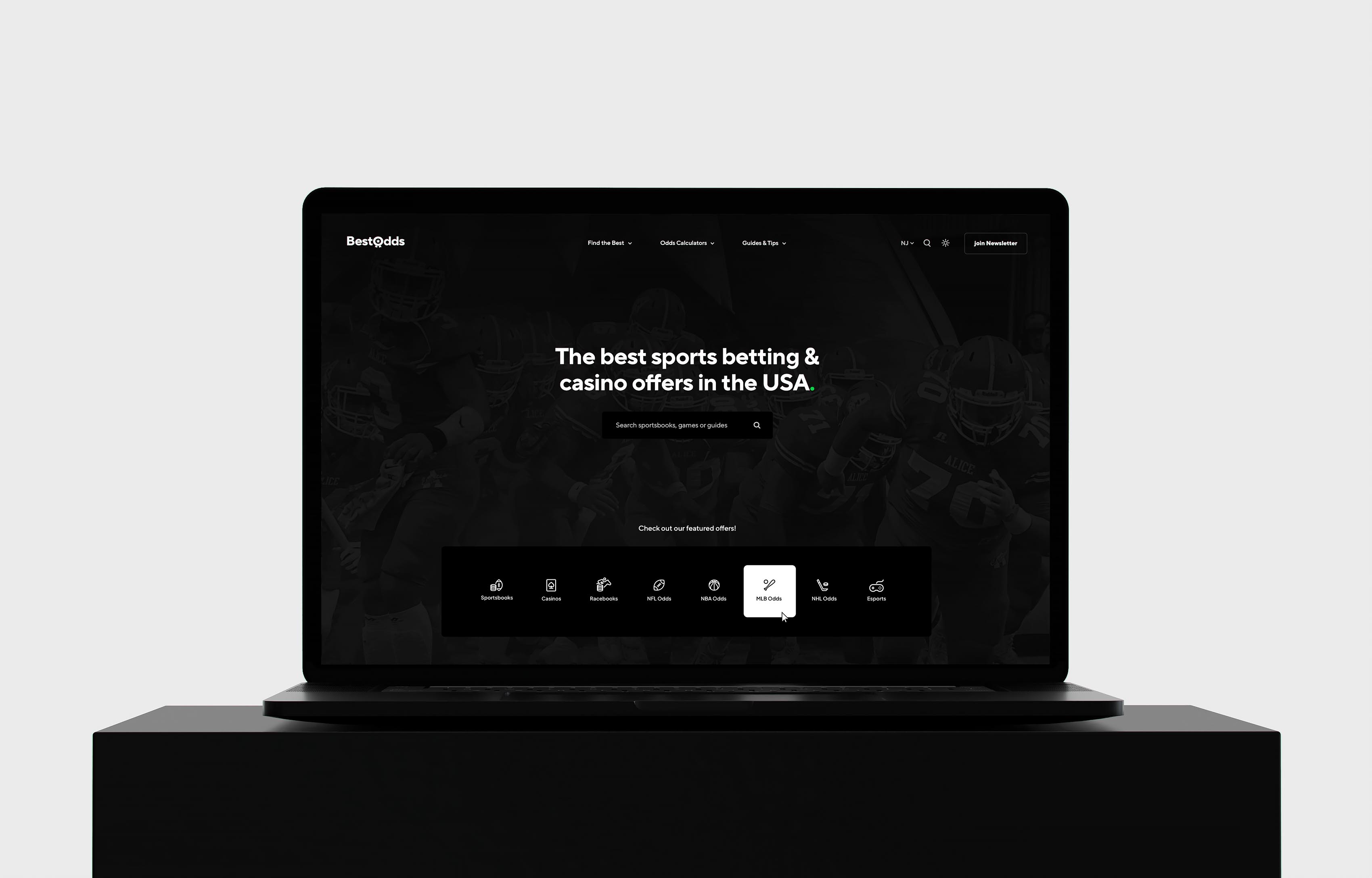 Affiliate Design for BestOdds.com by iGaming Studio