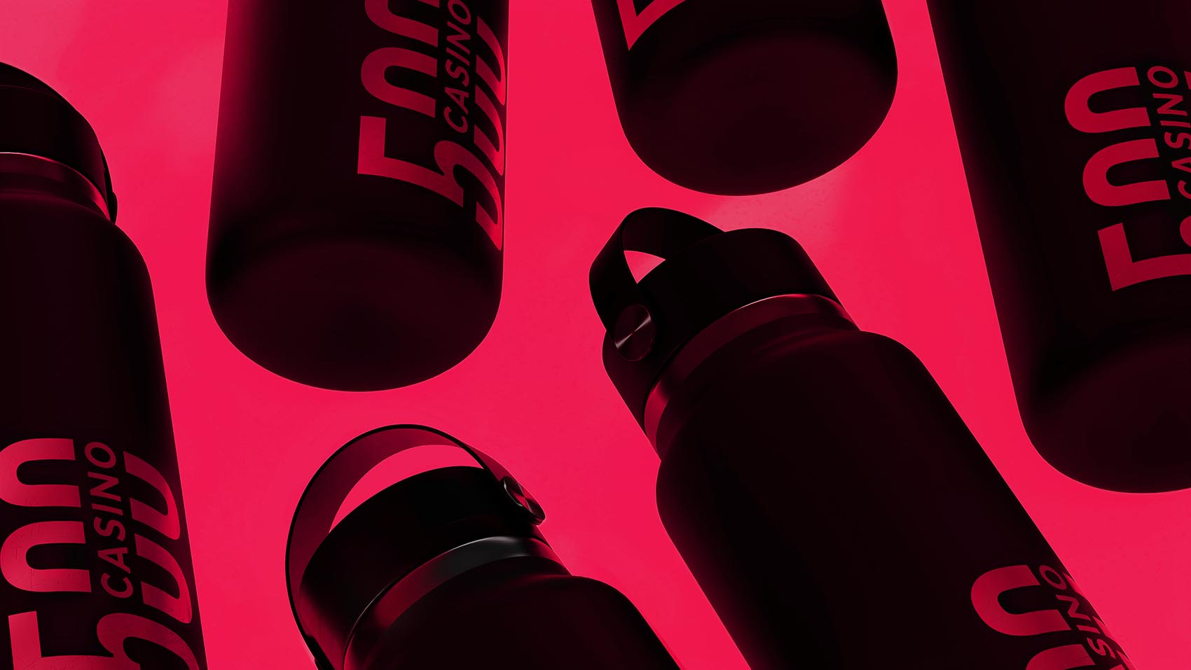 Design in Gambling - Water Bottles for 500 Casino