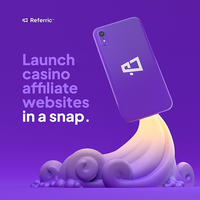 An advert for our Referric platform