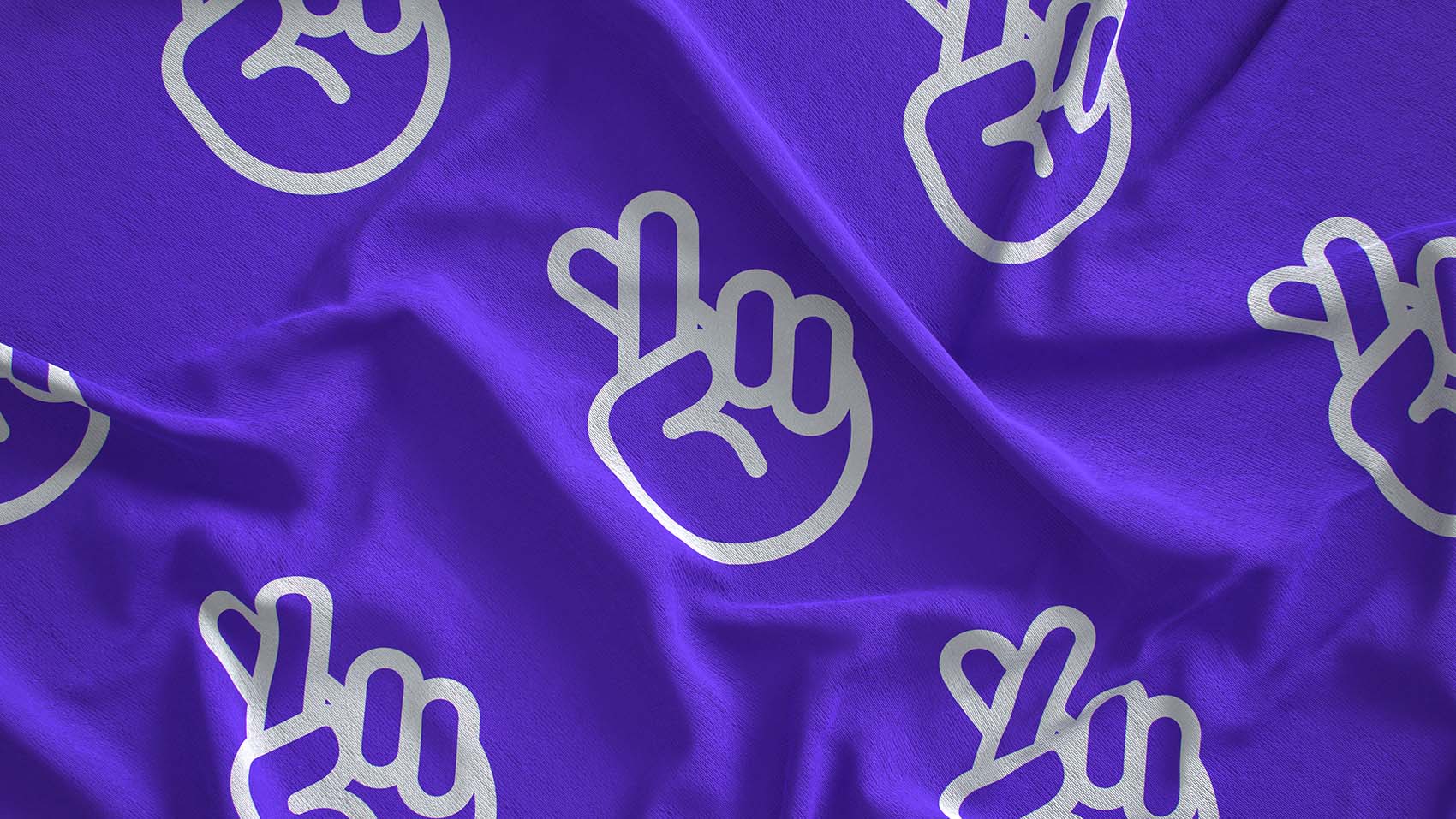 CryptoBetting.com's logo repeated on a wrinkled fabric.