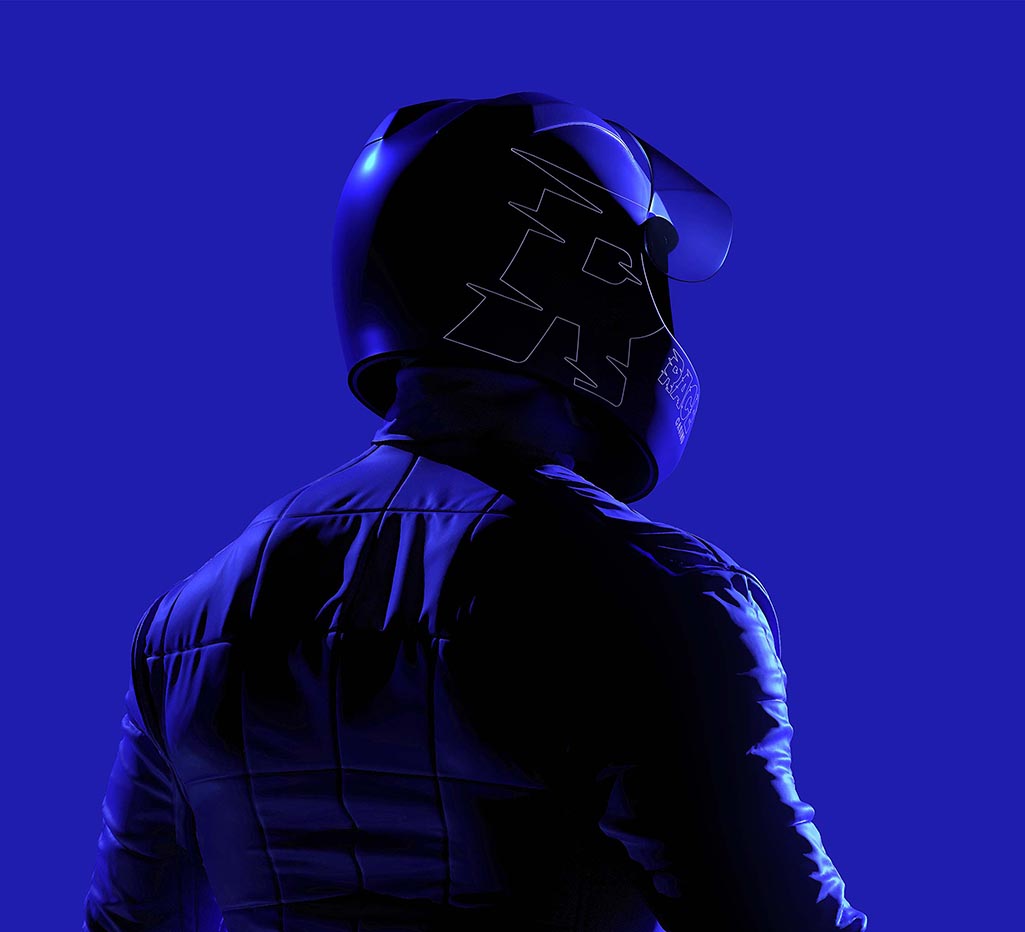 Race Casino Illustration of an F1 driver