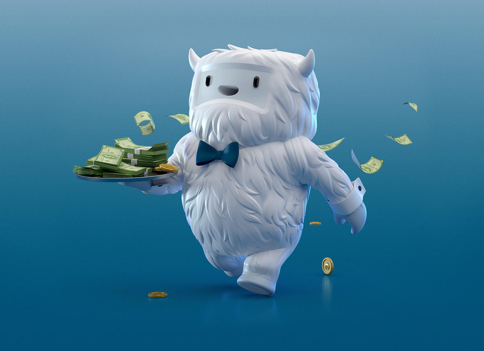 Yeti Casino website UI in a phone
